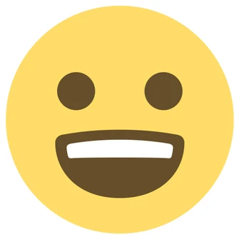 Wall Sticker Emoji Smiling Face 3 