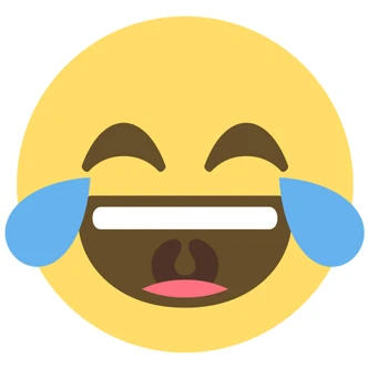 Wall Sticker Emoji Tears Of Joy 