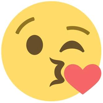 Wall Sticker Emoji Throwing a Kiss Wall Sticker Emoji Throwing a Kiss