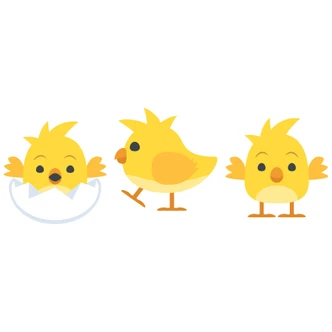 Wandtattoo Emoji Baby Küken 