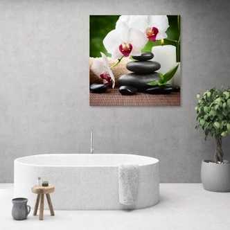 Leinwandbild, Orchidee Blumen Zen 