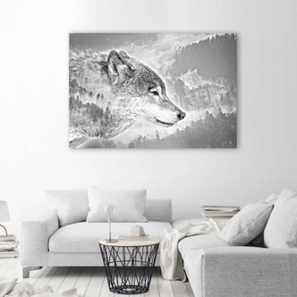 Canvasbillede, Ulv natur dyr 