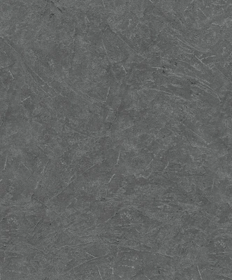 Vinyl wallpaper, non-woven vintage deluxe anthracite, silver 