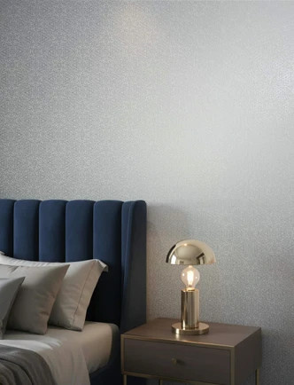 Non-woven wallpaper graphic modern in gray  