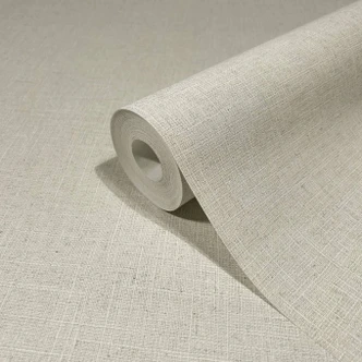 Non-woven tapet i tekstil plain look beige plain Non-woven tapet i tekstil plain look beige plain