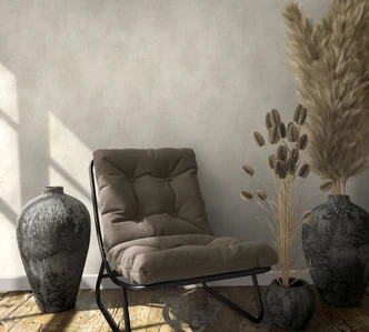 Non-woven wallpaper concrete-look plain beige Texture  