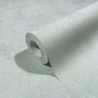 Vliestapete in leicht glänzender Betonoptik grau Uni 