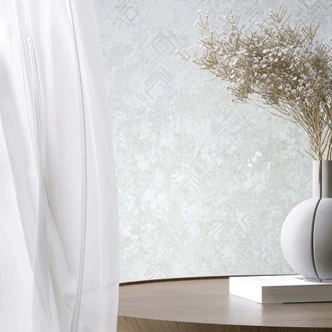 Vliesbehang betonlook grafisch modern in wit Vliesbehang betonlook grafisch modern in wit