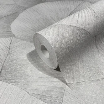 blomstret tapet, non-woven tapet Kumano grå 
