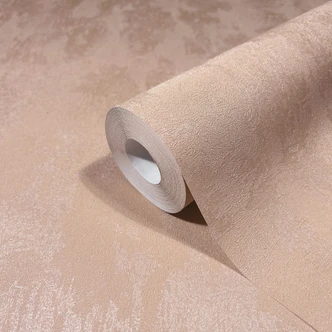 Vliesbehang met glans oranje effen Vliesbehang met glans oranje effen