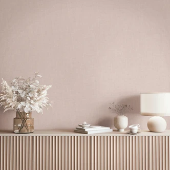 Vliestapete Textil, Struktur Uni Modern matt in Rot 