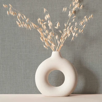 Vliestapete Textil, Struktur Uni Modern matt in Grau Braun 