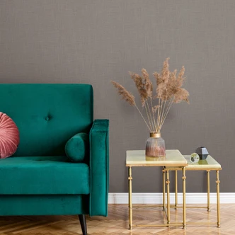 Vliestapete Textil, Struktur Uni Modern matt in Braun 