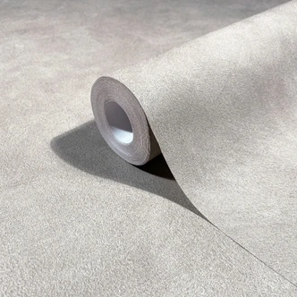 Tapeta z włókniny o wyglądzie betonu i tynku gładka matowa w kolorze beżowym  