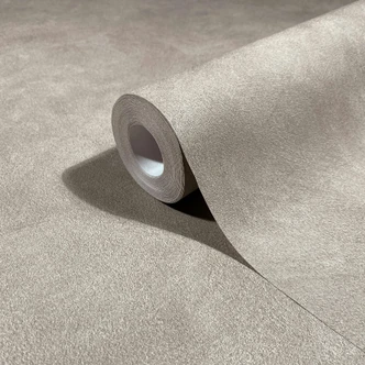 Tapeta z włókniny o wyglądzie betonu gładka matowa w kolorze beżowym  