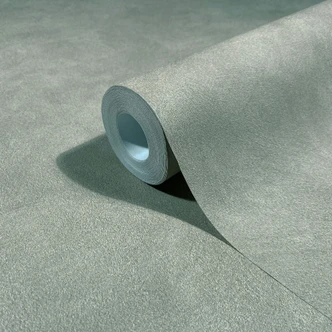 Tapeta z włókniny o wyglądzie betonu gładka matowa w kolorze zielonym  