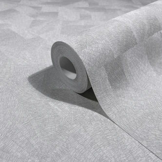Vliestapete Struktur Grafisch Geometrisch matt in Grau Vliestapete Struktur Grafisch Geometrisch matt in Grau