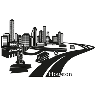 Houston Skyline Wall sticker 