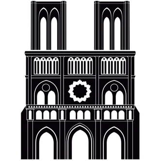 Wandtattoo Notre Dame Wandtattoo Notre Dame