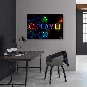 Leinwandbild, Spielkonsole Gamer Controller 