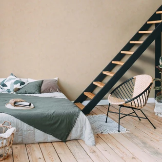 Papel pintado beige diseño moderno papel pintado tejido-no tejido motivo gráfico papel pintado color sólido 