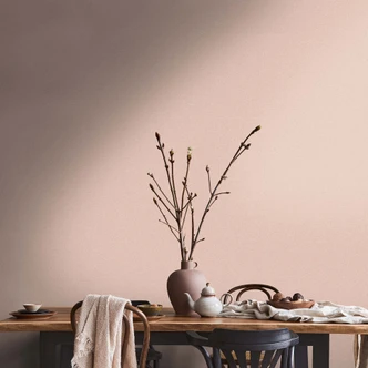 Papier peint intissé rose Papier peint vintage structuré rose ancien chambre à coucher, cuisine 