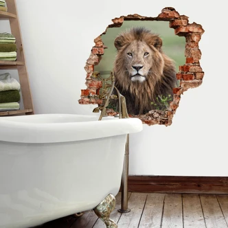 3D Muursticker van Duijn - Leeuw 