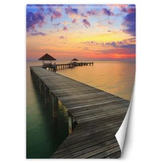 Fototapete, Durchgang zur Hütte Fototapete, Durchgang zur Hütte