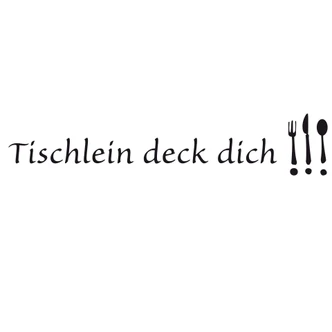 Wandtattoo Tischlein deck dich 