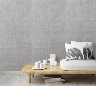 Woven effect tile wallpaper, Greige texture 3.40 x 2.12 m 