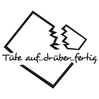 Wandtattoo Tüte auf...drüber...fertig 