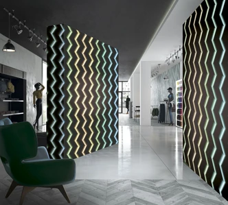 Fototapete mit Illustrations-Effekt, Schwarz Grafisch 2.70 x 1.06 m 