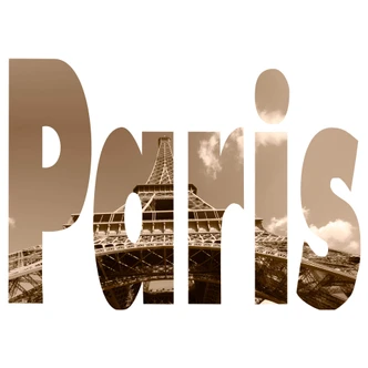 Impression Paris Eiffel Tower Wall sticker 