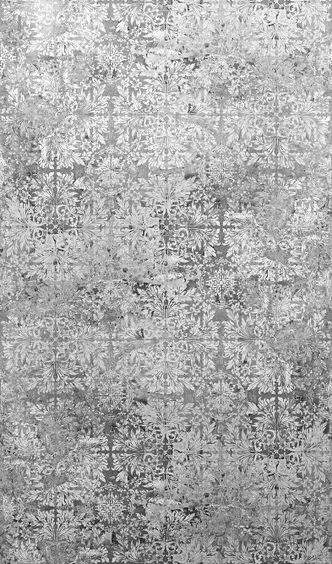 Vintage stil tapet Fototapet Grå,Ornamental 2.70 x 1.59 m 