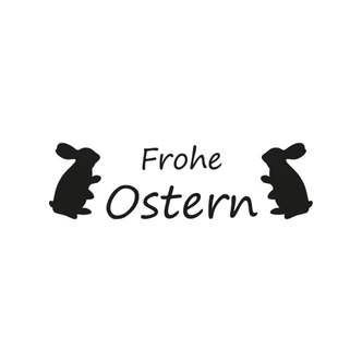 Wandtattoo Frohe Ostern 1 