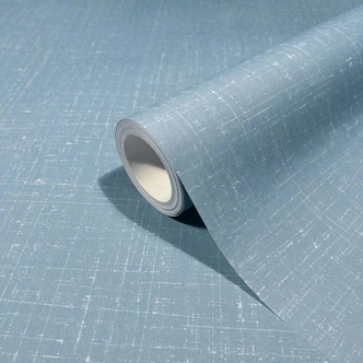 Tapeta z włókniny o nowoczesnej fakturze w kolorze niebieskim 