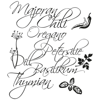 Wandtattoo Gewürze 2 