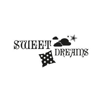 Wandtattoo Sweet Dreams Kissen 