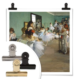 Poster Degas - Die Tanzklasse 