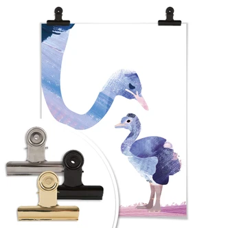 Poster Goed Blauw - Feather Love 