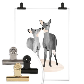 Poster Goed Blauw - Little Deer 
