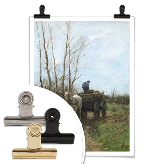 Poster Mauve - Ramassage de bois 