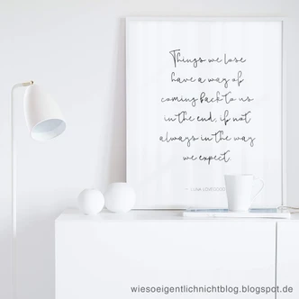 Poster – Things we lose… 