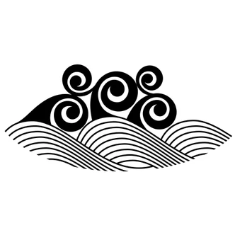 Wave 01 Wall sticker 