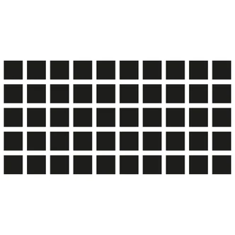 Wandtattoo Quadrate Set (50-teilig) 