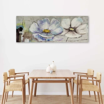 Leinwandbild, Blumen Aquarell 