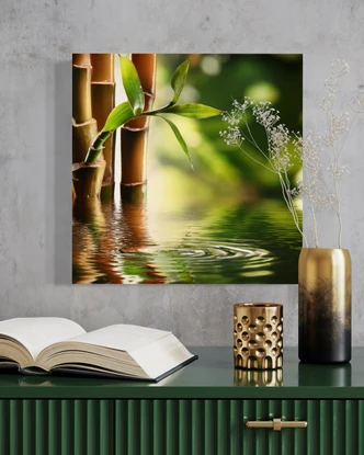 Leinwandbild Zen-Bambus Leinwandbild Zen-Bambus