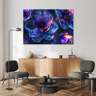 Leinwandbild, Granatapfelblumen - 3D Tiefe 