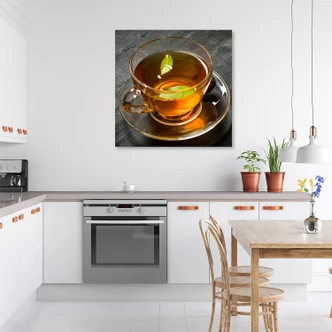 Leinwandbild, Eine Tasse Tee 