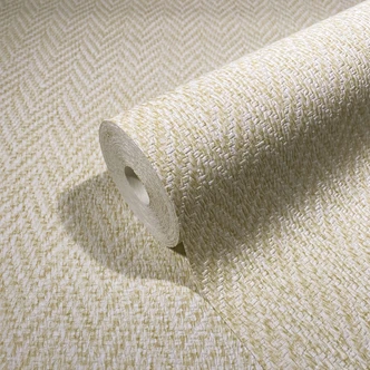 Hochwertige Gewebe Tapete mit Farbverläufen in beige 